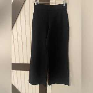 Spanx Womens Pants The Perfect Fit Ponte Wide Leg Black Size NWOT XS